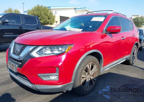 2017 Nissan Rogue Sl из США, поврежденный, VIN JN8AT2MT5HW391378
